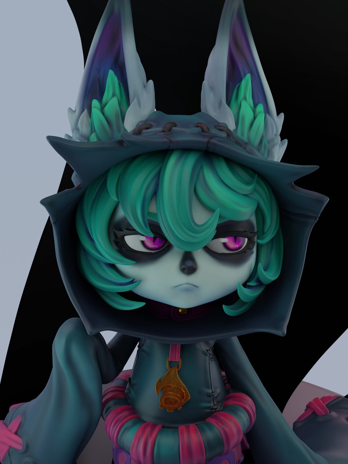 Vex League of Legends Fan Art 3D Print Sculpture - Etsy Hong Kong