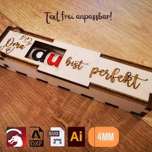 Laserdatei für eine individuelle Du-plobox, Schokoriegel (Digitaler Download)