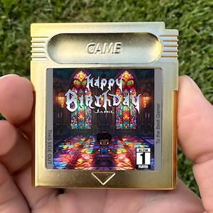 パーソナライズされた誕生日キングダムカートリッジ - カスタム誕生日ギフト - パーソナライズされたカートリッジギフト - 誕生日ギフト - パーソナライズされたギフト