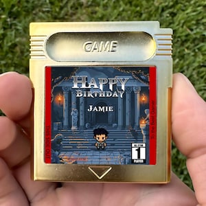 パーソナライズされた誕生日 GOW'S カートリッジ - カスタム誕生日ギフト - パーソナライズされたカートリッジギフト - 誕生日ギフト - 誕生日のパーソナライズされたギフト