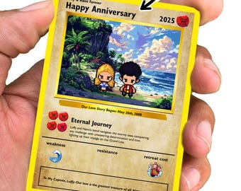 Carte personnalisée d'anniversaire de pirates - cadeau personnalisé pour un anniversaire - cadeau d'anniversaire personnalisé une pièce - cadeaux d'anniversaire
