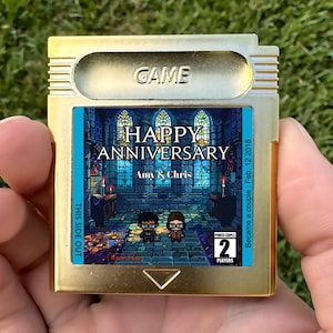 Cartucho de aniversario personalizado Final Fantastic - Regalo de aniversario personalizado - Regalo personalizado - Cartucho de aniversario personalizado