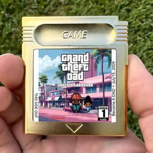 パーソナライズされた GTA お父さんカートリッジ - お父さんへのカスタムギフト - カスタム GTA ゲームカートリッジ - GTA ゲームカートリッジ - 父の日ギフト