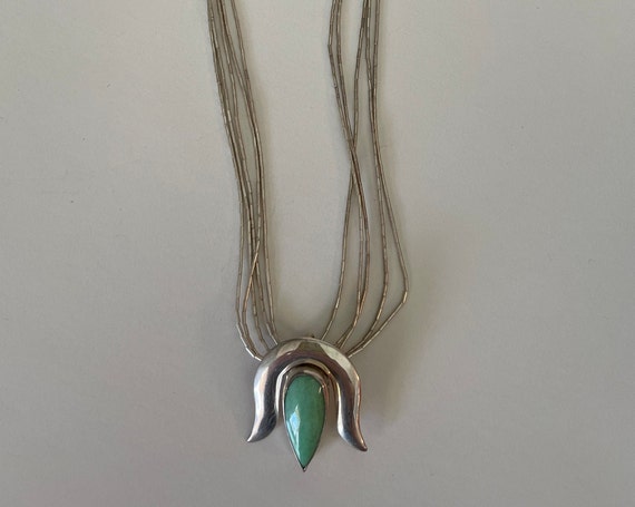 Old Carlisle Native American Sterling Liquid Silv… - image 1