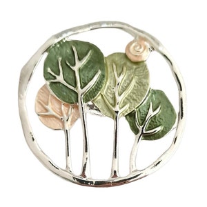 Magnetic Brooch in 7 Colours in the The Abstract Tree design - For Weddings, Engagements, Proms or for any occasion..!