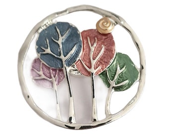 Magnetic Brooch in 7 Colours in the The Abstract Tree design - For Weddings, Engagements, Proms or for any occasion..!