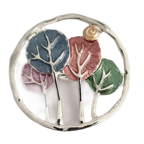 Magnetic Brooch in 7 Colours in the The Abstract Tree design - For Weddings, Engagements, Proms or for any occasion..!