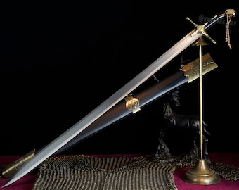 Prophet Muhammad Sword, Muhammad Sword, Islamıc Sword, Al-Qadeeb Sword, Handmade Sword, Arabic Sword, Antique sword, Gift, Collection