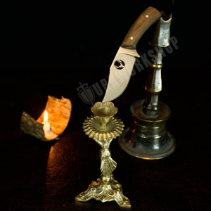 Bushcraft Knife, Survival Tools, Hunting Camping Fshing Knife, Handmade Knife image 3