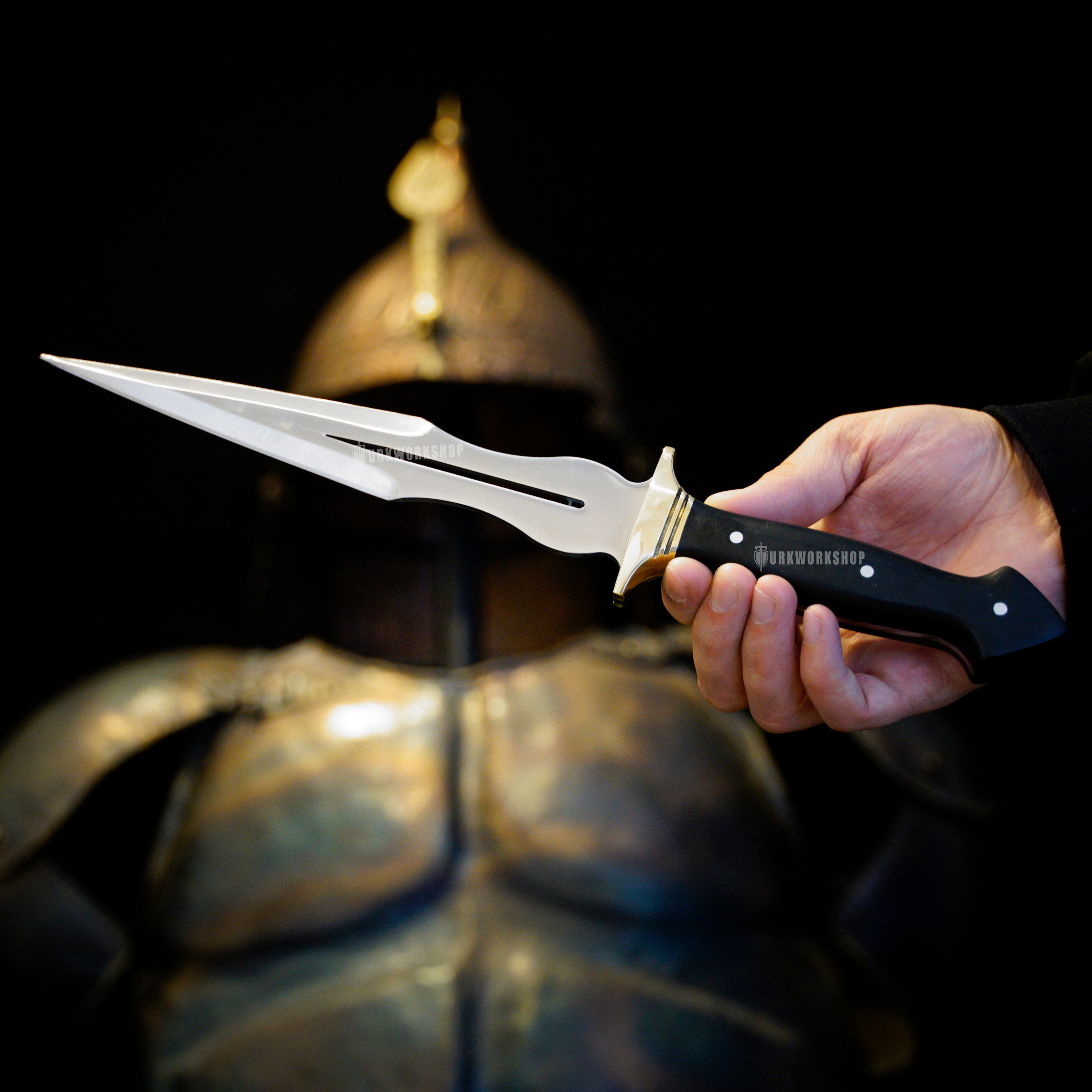 Handmade Dagger Knife With Sheath Full Tang Best Men Etsy