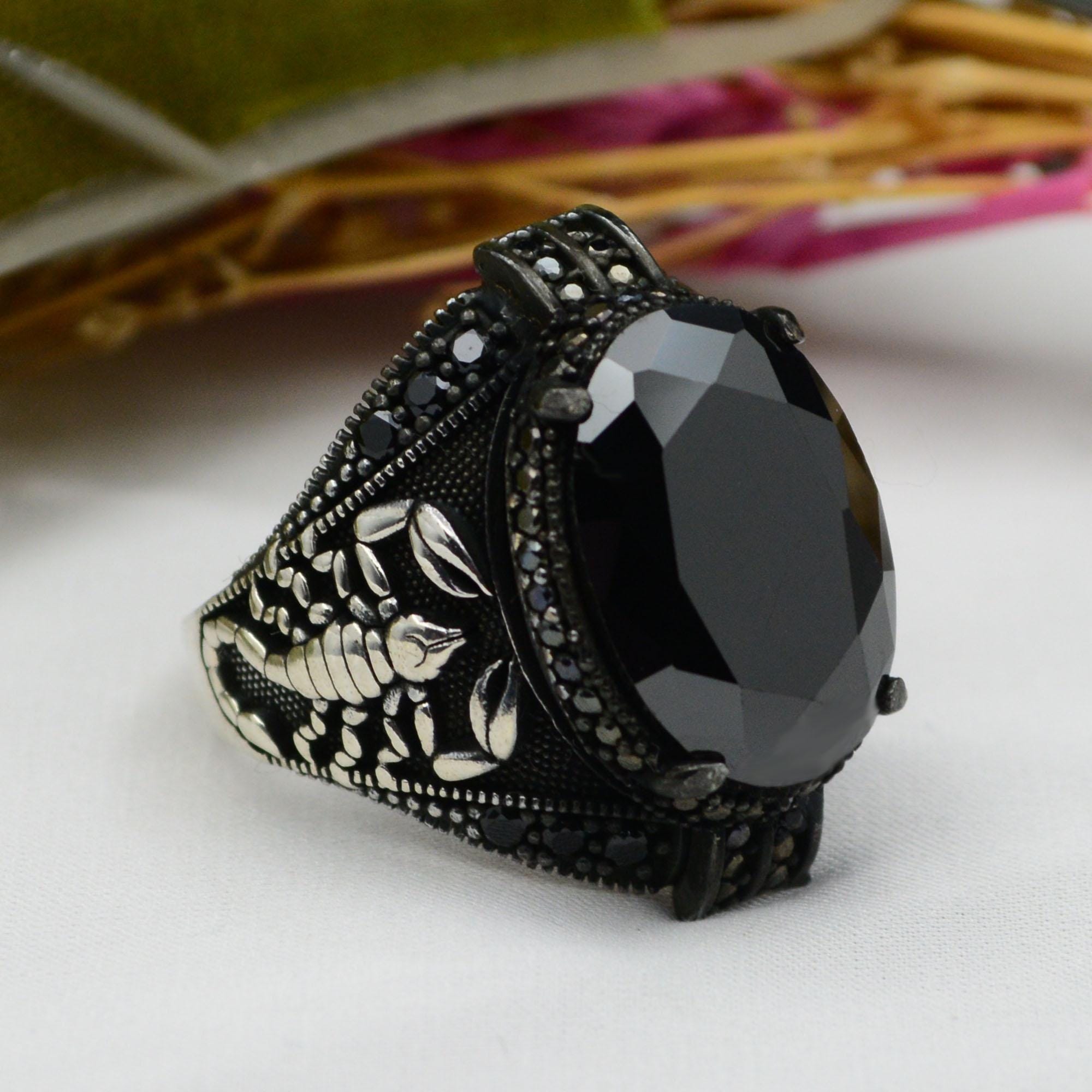 Anello vintage in argento sterling a forma di lucertola - Italia