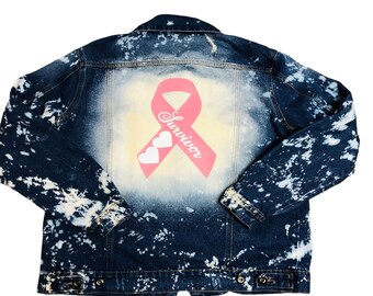 Custom Breast Cancer Awareness Denim 