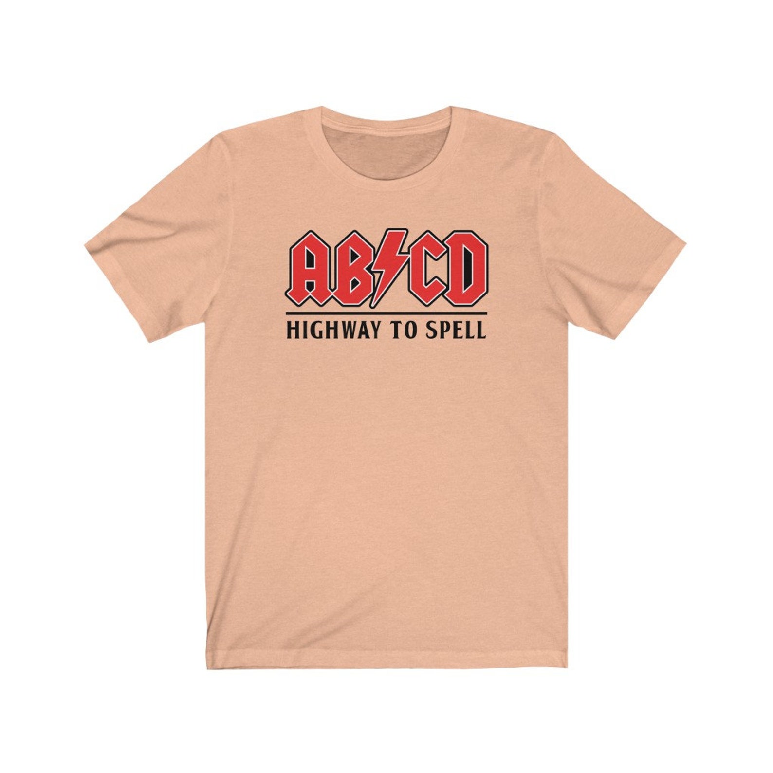 ABCD Teacher Shirt, ACDC Parody Shirt, Teacher Parody Tee, Gift for ...