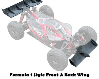 Ala anteriore e posteriore in stile Formula F1 Aero per Arrma Typhon 6s BLX