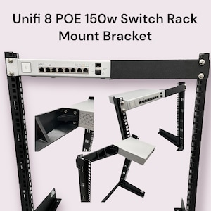 19&quot; 1U Server Rack Mount For Ubiquiti UniFi Switch 8 150W (US-8-150W)