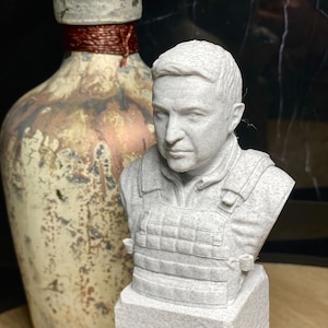 Volodymyr Zelenskyy - Sixth & Current President of Ukraine - 8inch Bust | Support Ukraine | Tribute to a Leader