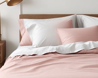 Luxury Cotton Bed Sheets on a Budget : 400 Thread Egyptian Cotton Sheets - Breathable & Cool -  Wrinkle-Free Finish For Effortless Elegance