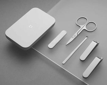 Xiaomi Mijia Nail Clipper Travel Set Stainless Steel Fingernail Manicure Kit