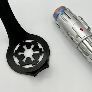 Galactic Empire Tilted Lightsaber Display Stand Holder | Starwars Accessoires | Home and Office Decor