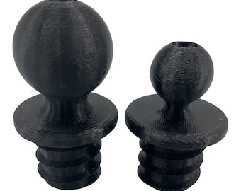 3D Printed Ball Mount Kayak Accessory for Perception Kayak's- No Drilling Required