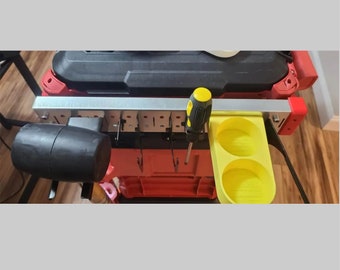 Tablero perforado de control de pared y soportes de montaje para Milwaukee Packout
