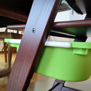 Basket Adapter for Stokke Tripp Trapp Highchair with (IKEA) Trofast Plastic Bins