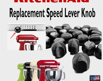 Replacement Black Speed/Lock Lever Knob For KitchenAid Mixer | New Gen | Kitchen Accessories