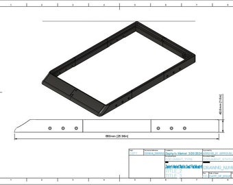 Starlink Gen 3 Flat Mount Ultra Low Profile For Campers and RVs (Complete Kit) - Made in USA!!