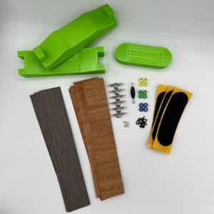 DIY Fingerboard Mold Kit - Makes 98mm x 32mm Fingerboards - Complete Kit | Holiday Gift Idea