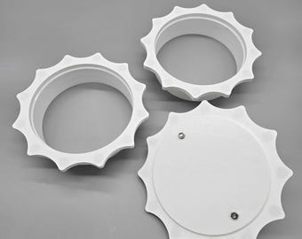 Kit de escape para ventilación de ventana de aire acondicionado portátil - Disponible en tamaños de manguera de 5, 5.75 y 5.9 pulgadas - Accesorios para colector de polvo MagDuct