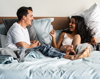 400TC 100% Egyptian Cotton Sateen Bedding 4-piece/ Long-Staple Fibers For Crisp, breathable softness! Ultra luxury hotel sheets