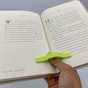 Book Page Holder | One Thumb Page Holder | Page Holder | Books and Magazines | School Supplies - Multiple Colors