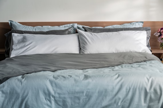 Organic Cotton Sateen Bed Sheet Set: 600TC Egyptian Long-Staple Cotton
