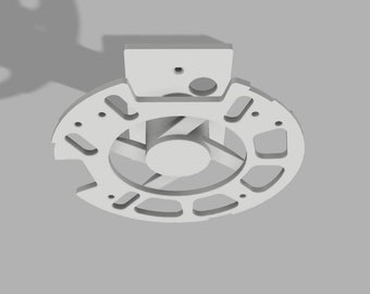 Soporte de caja de una sola vía para Unifi Ubiquiti U7, U6-Pro, U7-Pro-Max, UAP-AC-PRO, hd, shd y U6-Pro