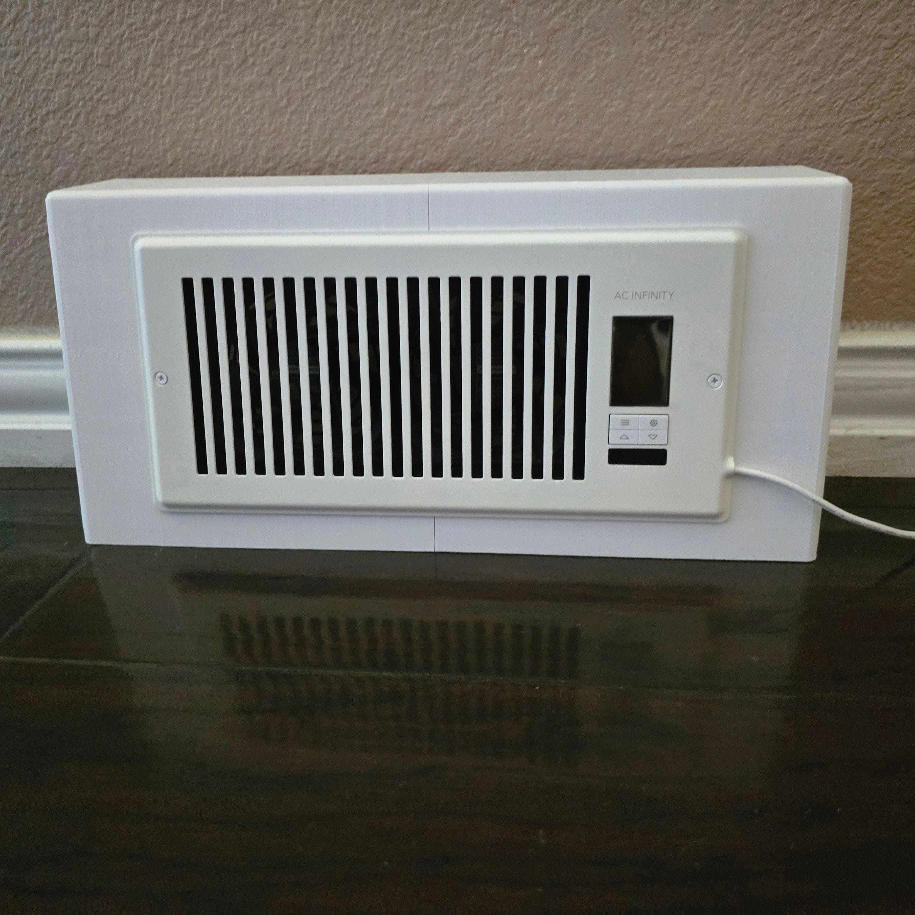 Diffuser Rack For Fan Smart Vent / Booster Fan Adapter for Baseboard Diffusers | Optimize ...