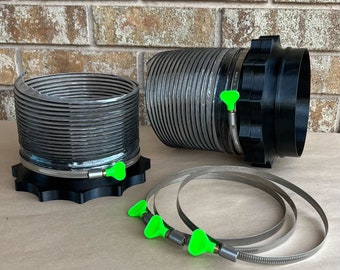 Build Your Own Kit 6&quot; Magnetic Duct Port Collector System - Heavy Duty