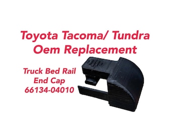 1 Pack Replacement Toyota Tacoma/Tundra Bed Rail End Cap Model: 66134-04010
