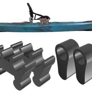Lifetime Yukon Angler 116 & Teton Pro Kayak Seat Risers - Adjustable Height for Increased Comfort and Performance