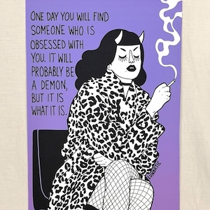 Obsessed demon -print, A4