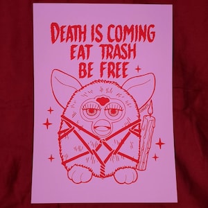 Shibari furby -print, A4