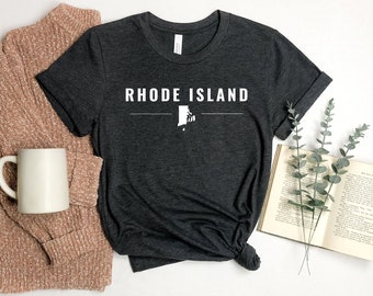 Rhode Island State Shirts, Rhode Island State Map Shirt, Rhode Island Travel Gifts, Rhode Island Clothing, Rhode Island State Sweatshirt
