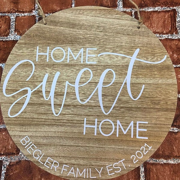 Home Sweet Home SVG Silhouette Studio Cricut Design Space Digital File DIY Mom Gift Home Sign DIY Decor File