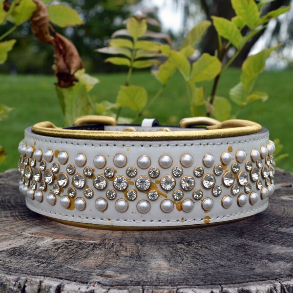 Pearl Dog Collar Etsy