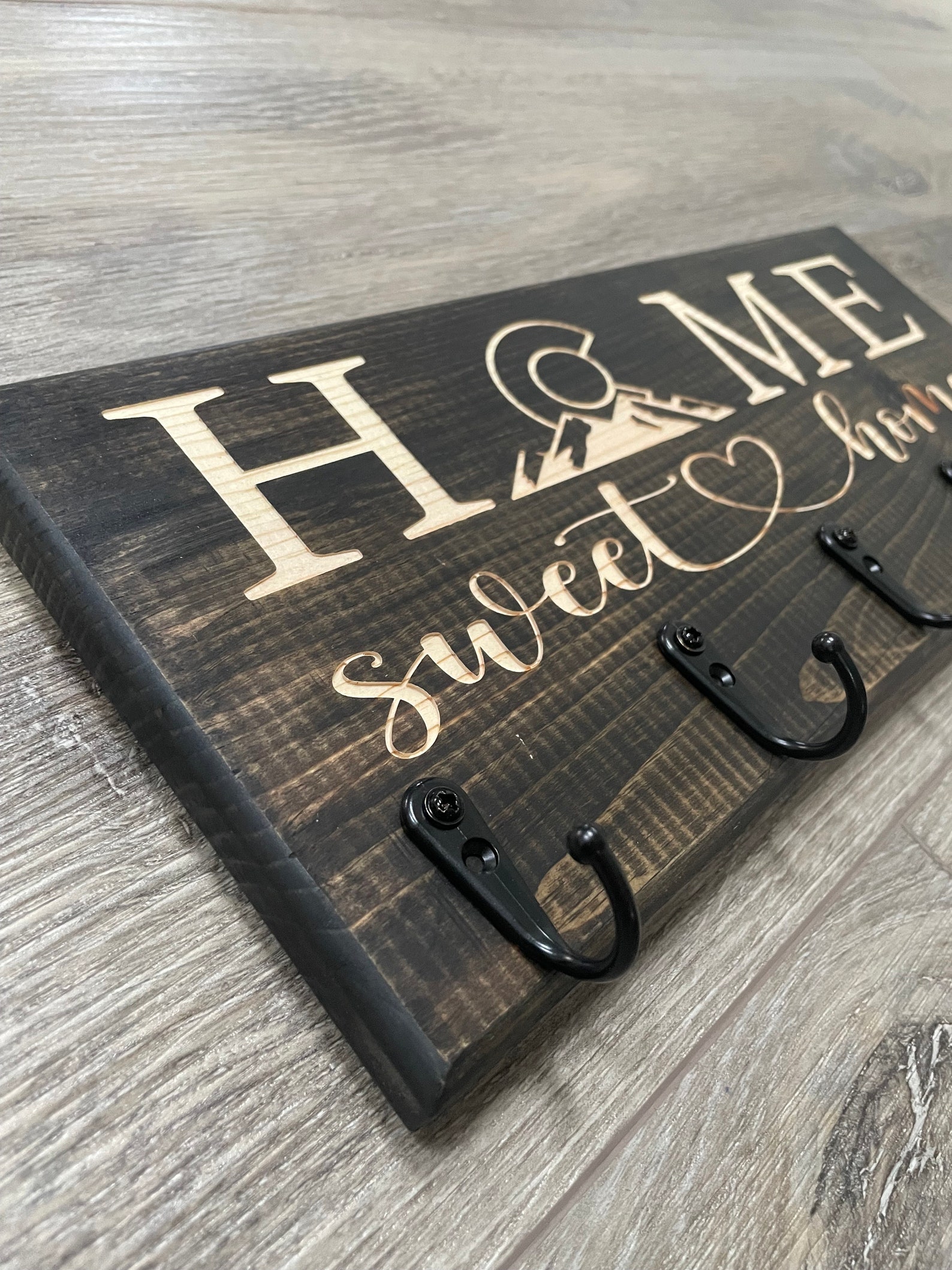 State Key Rack Home Sweet Home, Home State Key Holder, Home State - Etsy