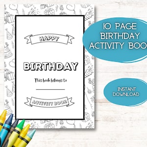 Birthday Activity Book