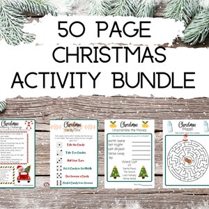 Christmas Activity Bundle-  50 pages