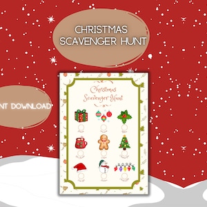 Christmas Holiday Scavenger Hunt