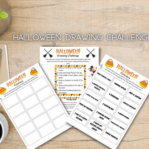 Halloween Drawing Activity