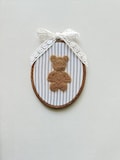 Teddy Bear Nursery Decor & Nursery Theme, embroidery hoop wall Art,handmade baby shower birthday Gift,shelf for baby girl boy