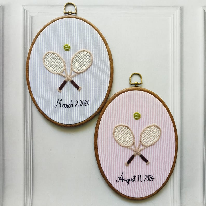 Personalized Tennis Racket and Ball Needle Felted Wall Art : Sports ...